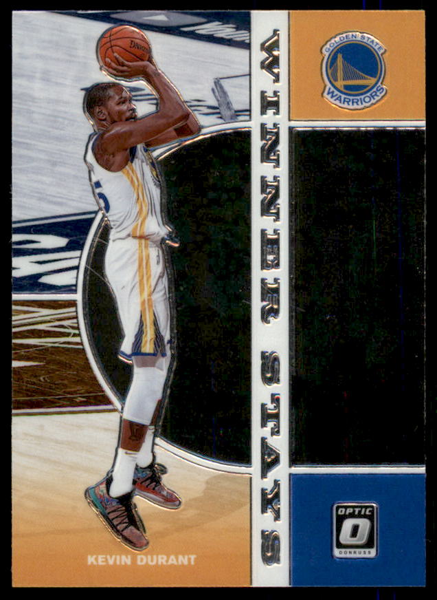 Kevin Durant Card 2019-20 Donruss Optic Winner Stays #18  Image 1