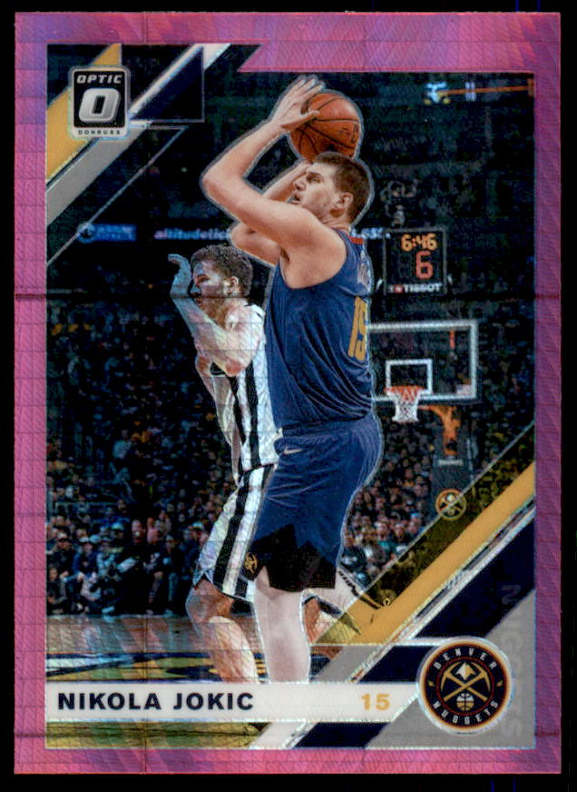 Nikola Jokic Card 2019-20 Donruss Optic Purple Shock #96  Image 1