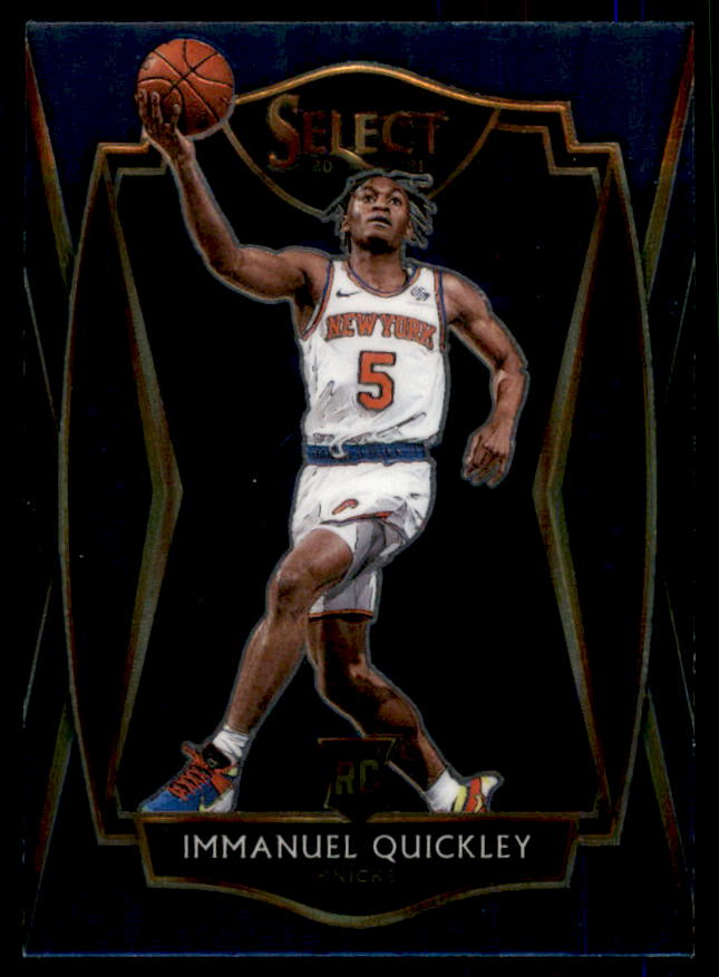 Immanuel Quickley Rookie Card 2020-21 Select Blue Retail #172  Image 1