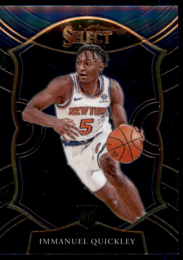 Immanuel Quickley Rookie Card 2020-21 Select Blue Retail #85  Image 1