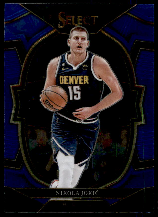 Nikola Jokic Card 2022-23 Select Blue #1  Image 1