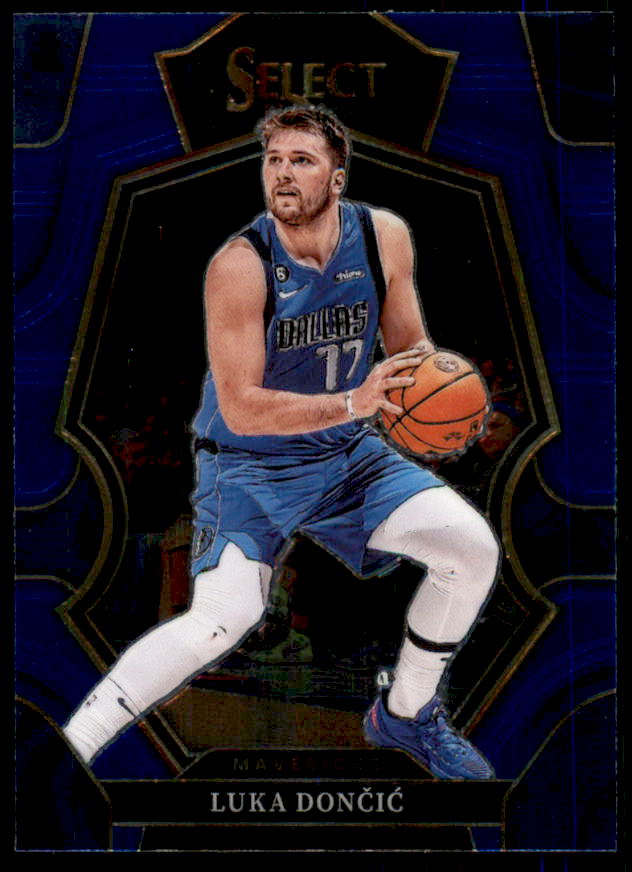 Luka Doncic Card 2022-23 Select Blue #151  Image 1