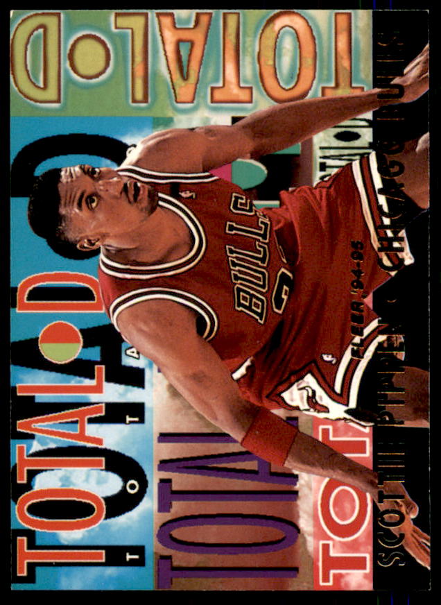 Scottie Pippen Card 1994-95 Fleer Total D #7  Image 1