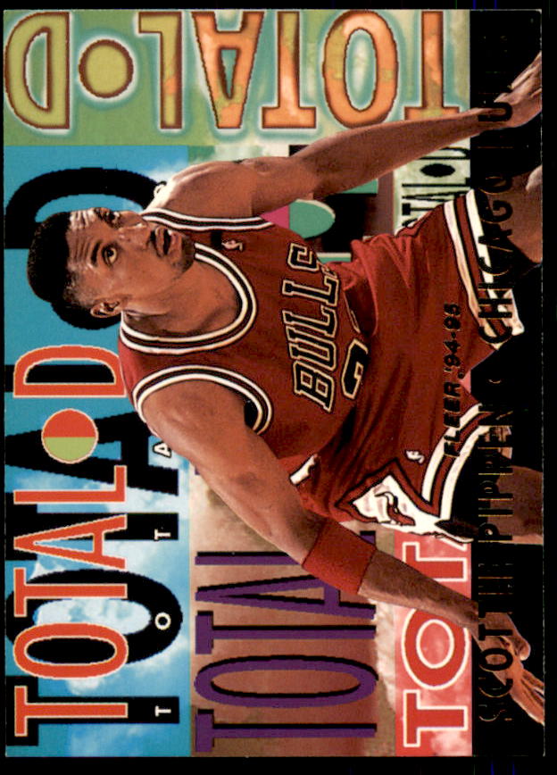 Scottie Pippen Card 1994-95 Fleer Total D #7  Image 1