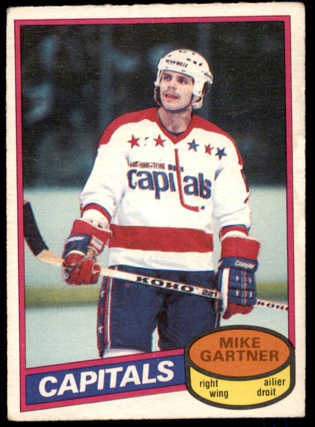 Mike Gartner Rookie Card 1980-81 O-Pee-Chee #195  Image 1