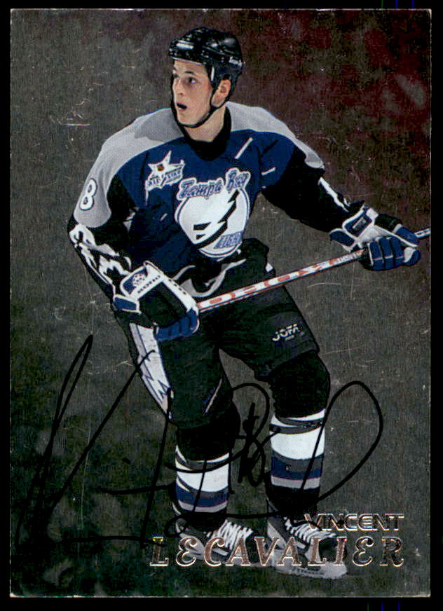 Vincent Lecavalier Card 1998-99 Be A Player Autographs #279  Image 1