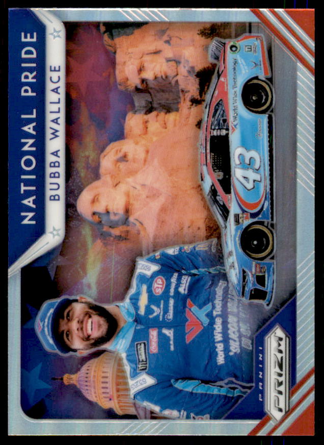 Bubba Wallace Card 2019 Panini Prizm National Pride Prizms #13  Image 1