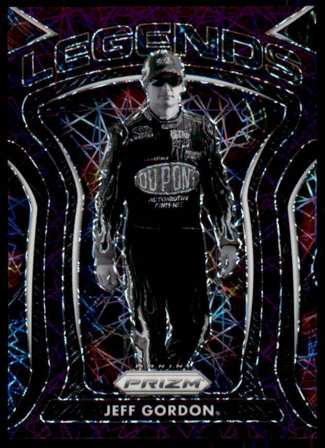 Jeff Gordon LEG Card 2021 Panini Prizm Prizms Purple Velocity #85  Image 1