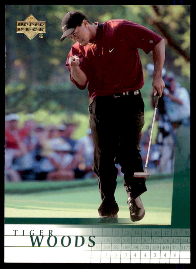 Tiger Woods RC Card 2001 Upper Deck #1  Image 1