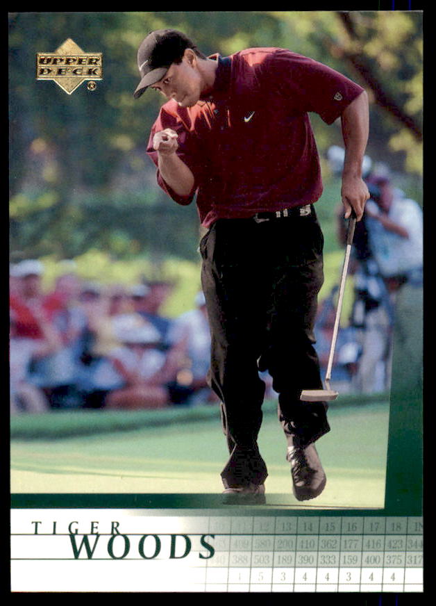 Tiger Woods RC Card 2001 Upper Deck #1  Image 1