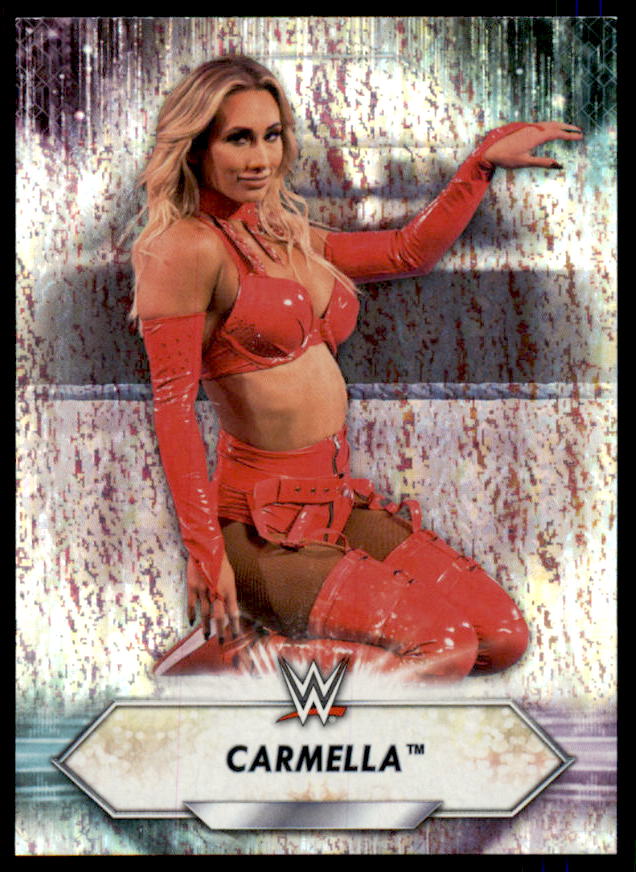Carmella Card 2021 Topps WWE Foilboard #142  Image 1