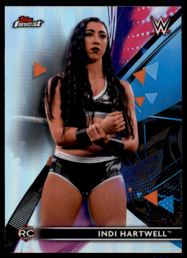 Indi Hartwell Card 2021 Finest WWE Refractors #84  Image 1