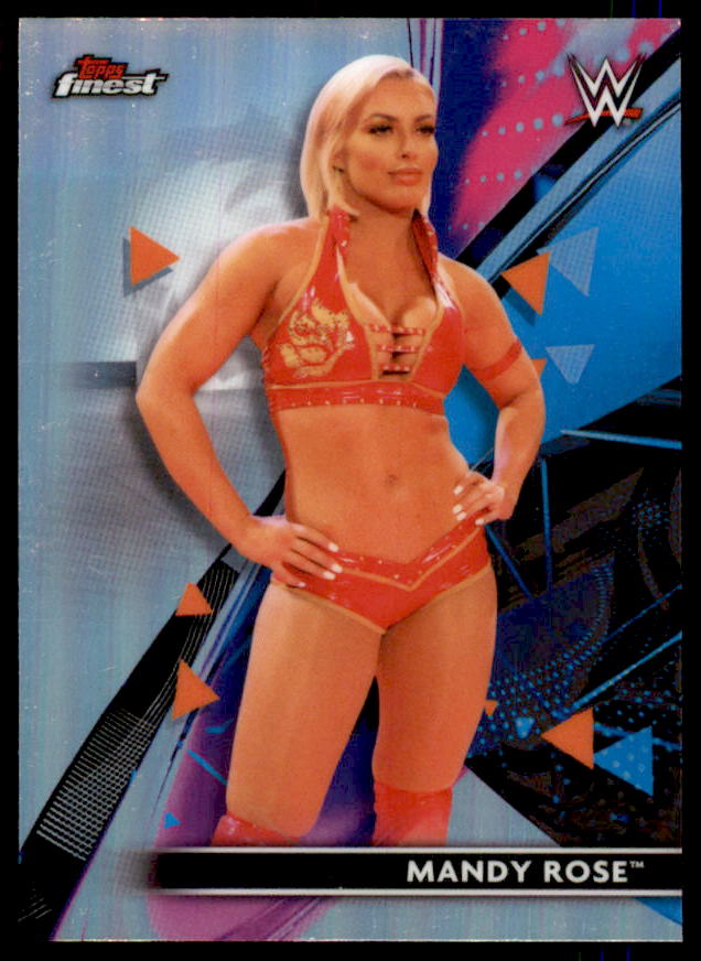 Mandy Rose Card 2021 Finest WWE Refractors #22  Image 1