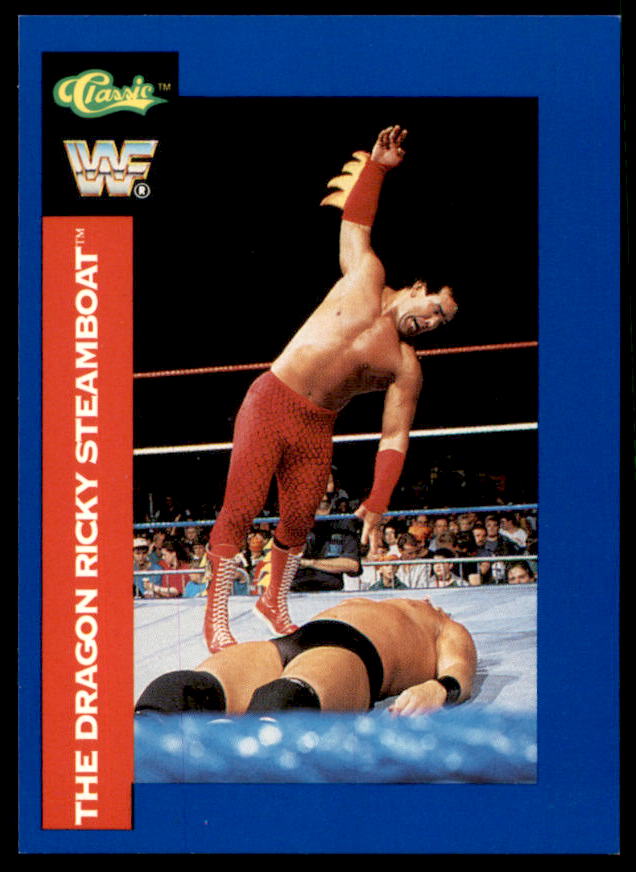 The Dragon Ricky Steamboat Card 1991 Classic WWF Superstars #141  Image 1
