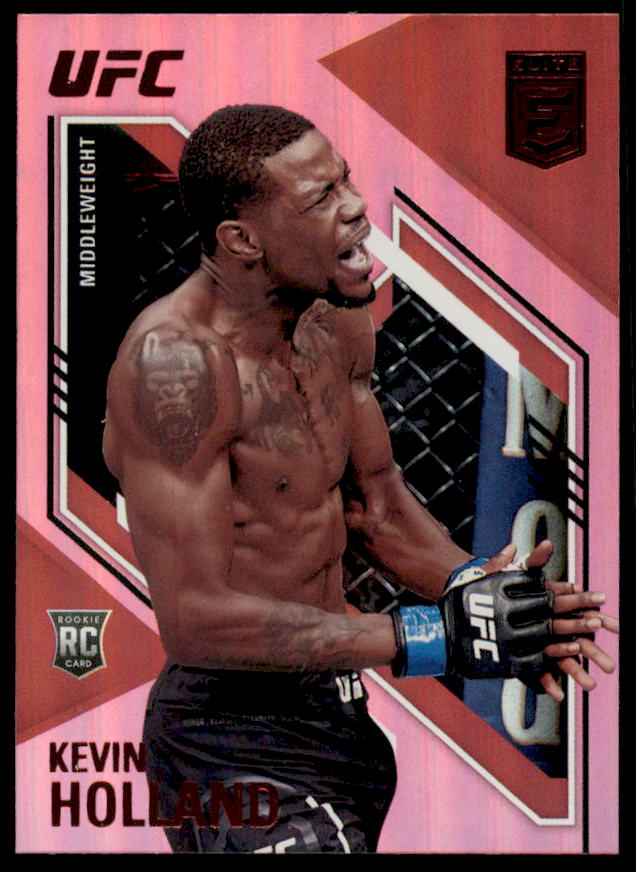Kevin Holland Rookie Card 2021 Elite UFC Pink #154  Image 1