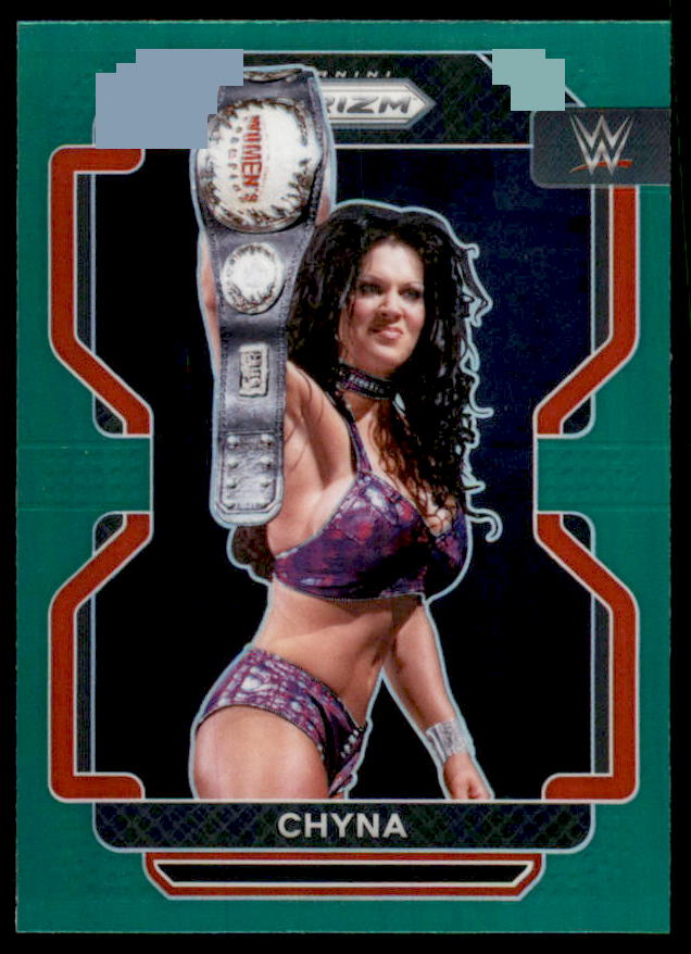 Chyna Card 2022 Panini Prizm WWE Prizms Green #165  Image 1