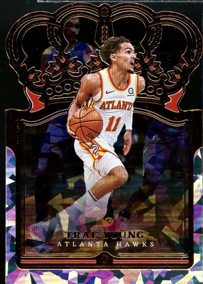 Trae Young Card 2021-22 Crown Royale Crystal #67  Image 1