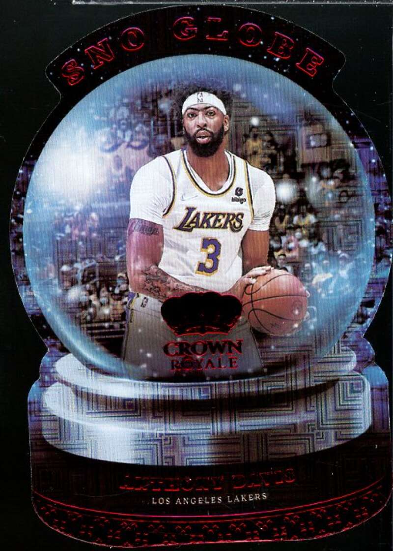 Anthony Davis Card 2021-22 Crown Royale Sno Globe Asia Red #11  Image 1