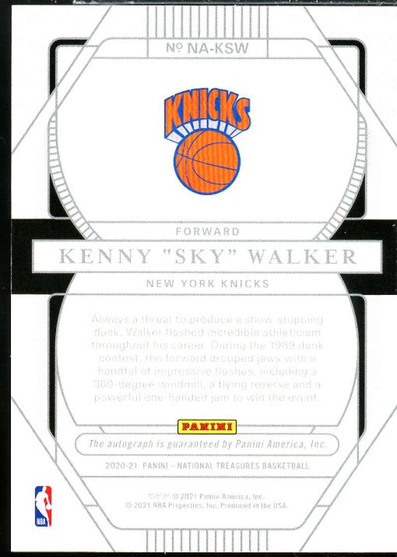 Kenny "Sky" Walker 2020-21 Panini National Treasures National Archives Ink #33  Image 2