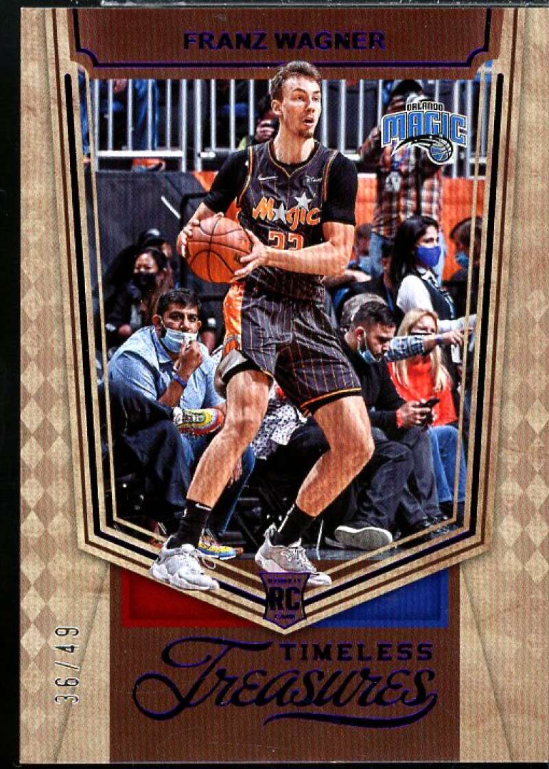 Franz Wagner/Timeless Treasures Rookie 2021-22 Panini Chronicles Purple #443  Image 1