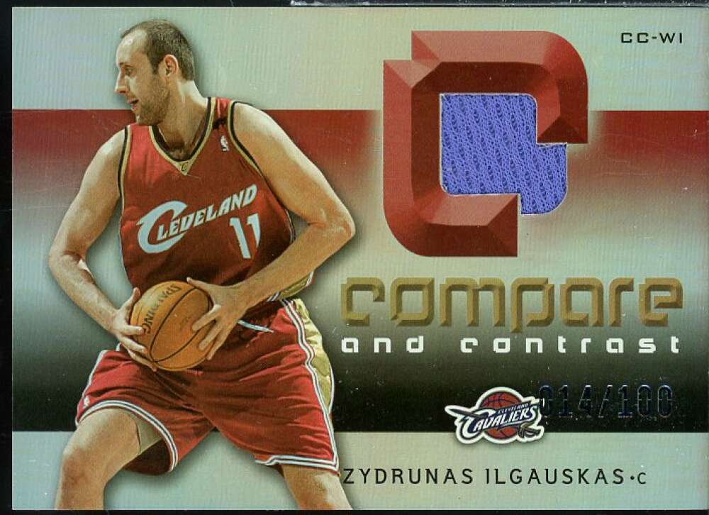 Dajuan Wagner/Zydrunas Ilgauskas 2005 Reflections Compare and Contrast JSY #WI  Image 1