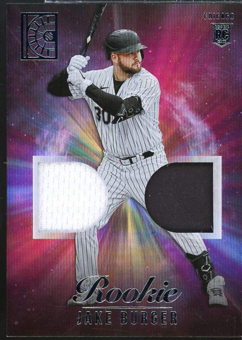 Jake Burger Card 2022 Panini Capstone Rookie Dual Materials #19  Image 1