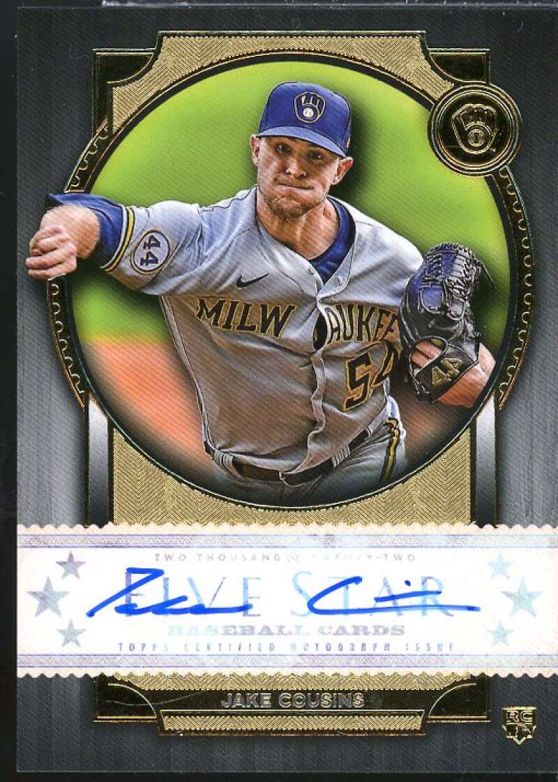 Jake Cousins Rookie Card 2022 Topps Five Star Autographs #FSAJC  Image 1