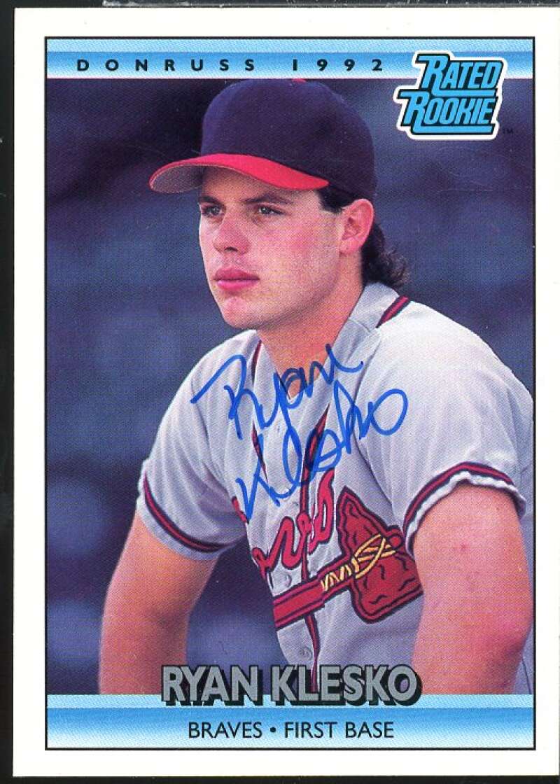 Ryan Klesko Card 1993 in person autograph#NNO  Image 1
