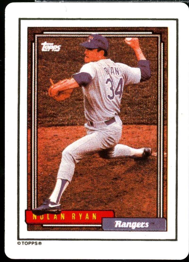 Nolan Ryan/1992 Topps Card 1993 Hamilton Collection Nolan Ryan Porcelain #25  Image 1