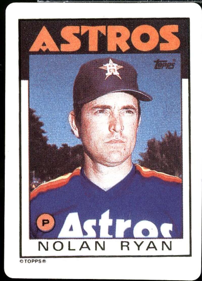 Nolan Ryan/1986 Topps Card 1993 Hamilton Collection Nolan Ryan Porcelain #19  Image 1