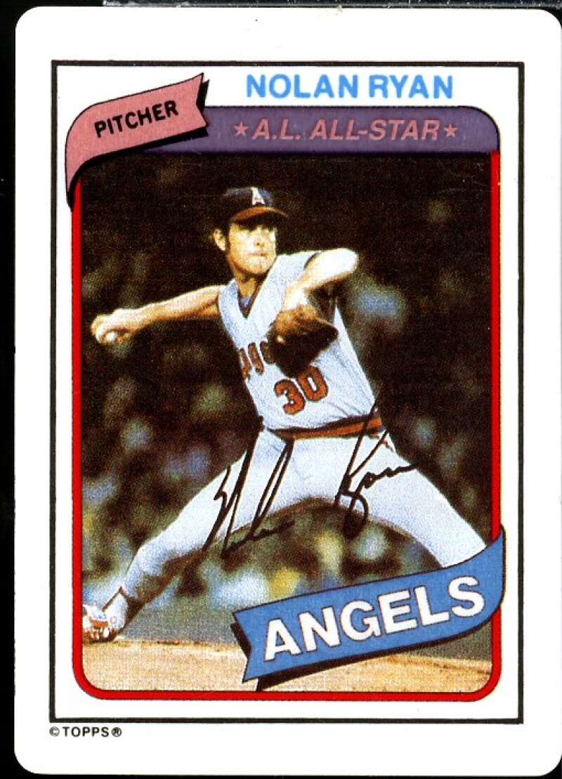 Nolan Ryan/1980 Topps Card 1993 Hamilton Collection Nolan Ryan Porcelain #13  Image 1