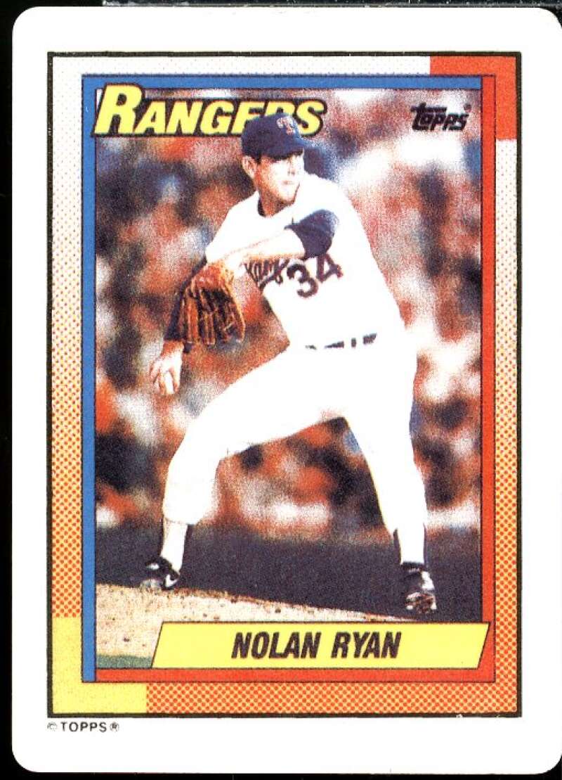 Nolan Ryan/1990 Topps Card 1993 Hamilton Collection Nolan Ryan Porcelain #23  Image 1