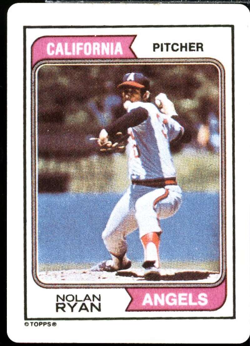 Nolan Ryan/1974 Topps Card 1993 Hamilton Collection Nolan Ryan Porcelain #7  Image 1