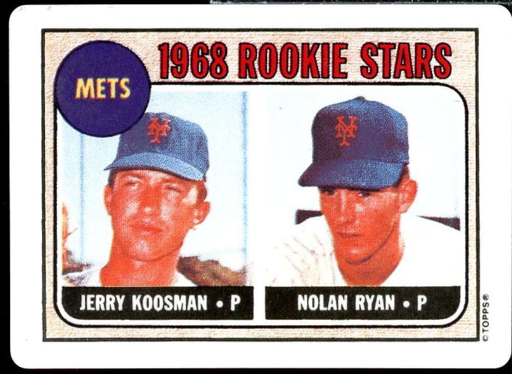 Koosman/Nolan Ryan/1968 Topps 1993 Hamilton Collection Nolan Ryan Porcelain #1  Image 1