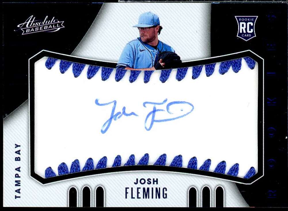 Josh Fleming Rookie 2021 Absolute Rookie Baseball Material Signatures Blue #169  Image 1