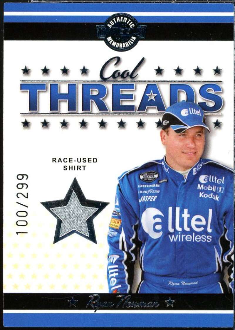 Ryan Newman Card 2007 Wheels American Thunder Cool Threads #CT9  Image 1