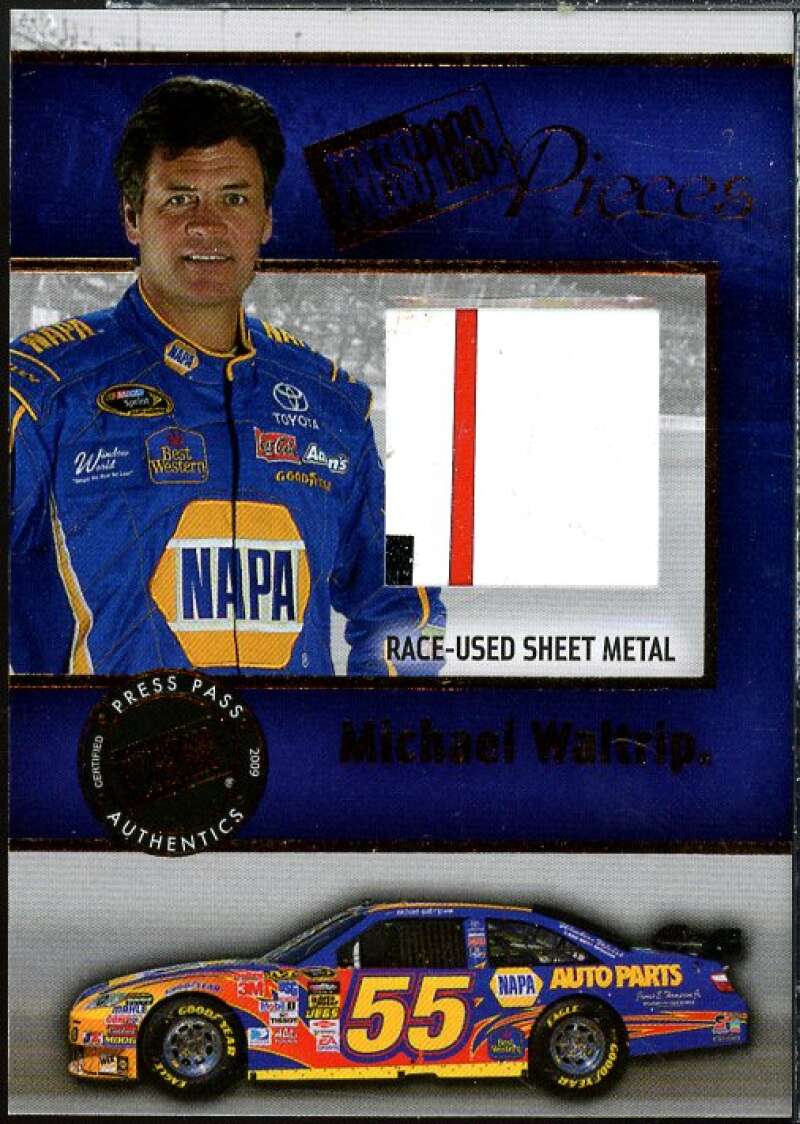 Michael Waltrip/Sheet Metal 2009 Press Pass Pieces Race Used Memorabilia #MW  Image 1