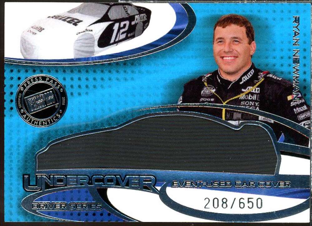 Ryan Newman Card 2005 Press Pass Eclipse Under Cover Drivers Silver #UCD7  Image 1