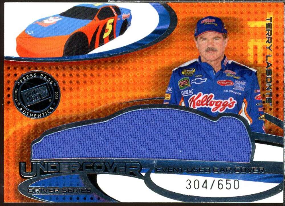 Terry Labonte Card 2005 Press Pass Eclipse Under Cover Drivers Silver #UCD12  Image 1