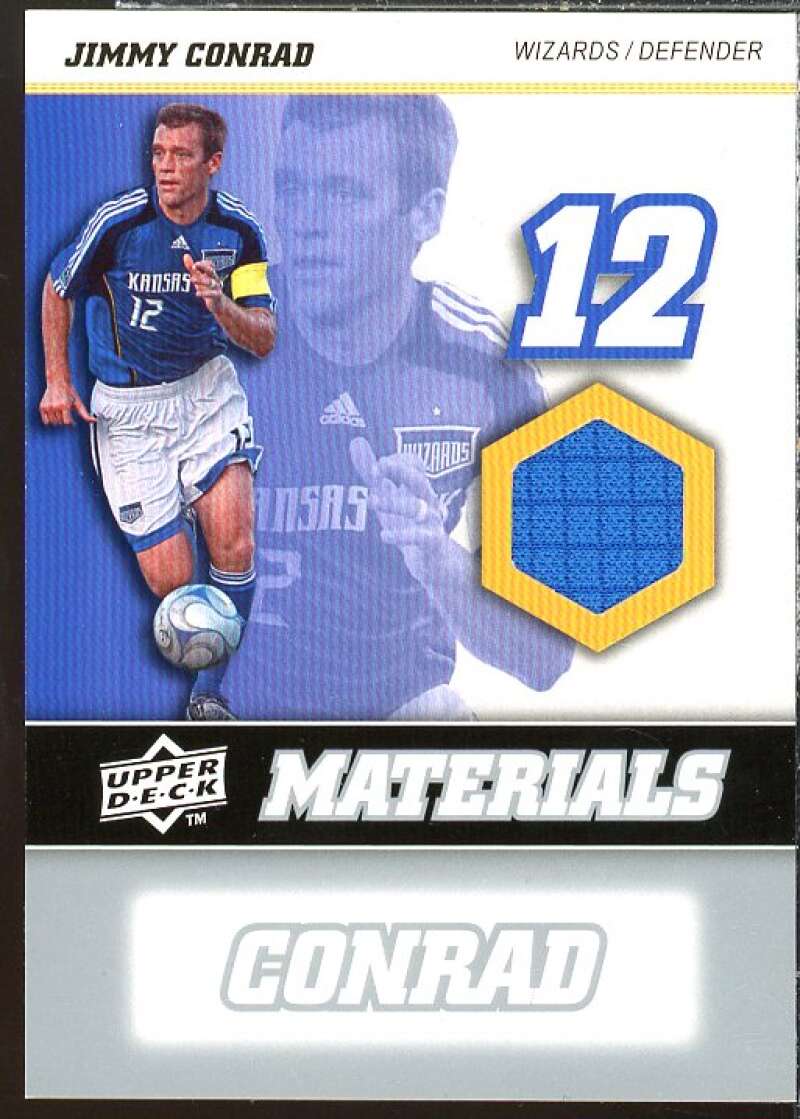 Jimmy Conrad Card 2008 Upper Deck MLS Materials #MM13  Image 1