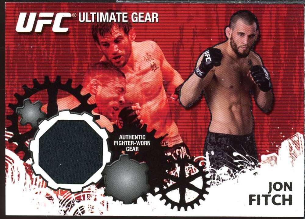 Jon Fitch Card 2010 Topps UFC Ultimate Gear #UGJF  Image 1