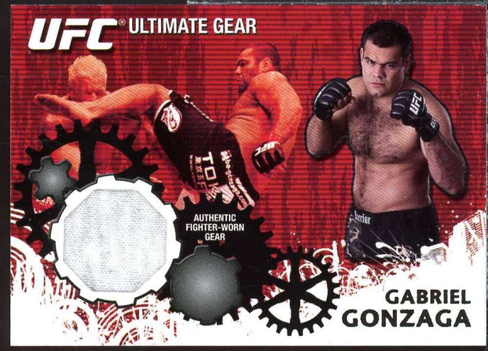 Gabriel Gonzaga Card 2010 Topps UFC Ultimate Gear #UGGG  Image 1