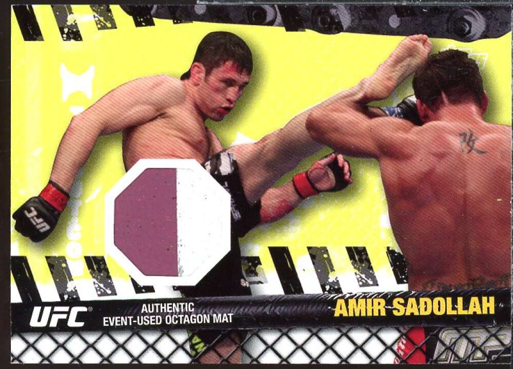 Amir Sadollah/UFC 106 Card 2010 Topps UFC Fight Mat Relics #FMASA  Image 1