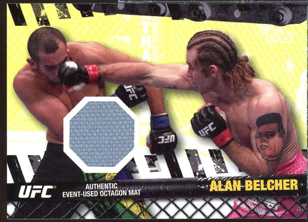 Alan Belcher/UFC 107 Card 2010 Topps UFC Fight Mat Relics #FMAB  Image 1