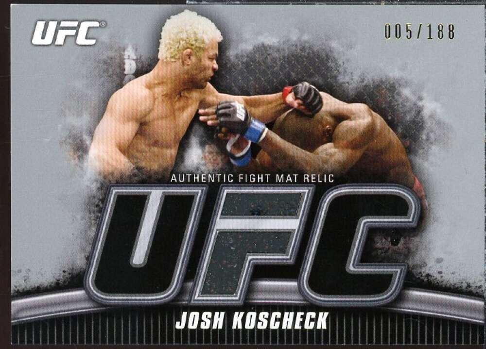 Josh Koscheck Card 2010 Topps UFC Knockout Fight Mat Relics Silver #FMJK  Image 1