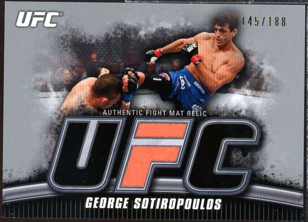 George Sotiropoulos Card 2010 Topps UFC Knockout Fight Mat Relics #FMGS  Image 1