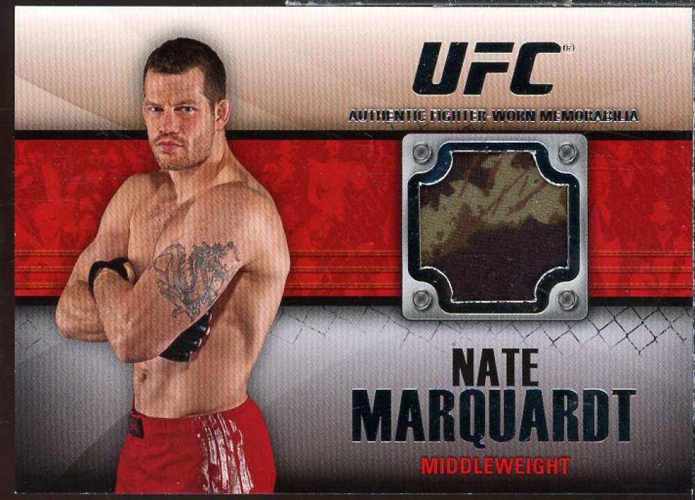 Nate Marquardt Card 2011 Topps UFC Title Shot Fighter Relics #FRNM  Image 1