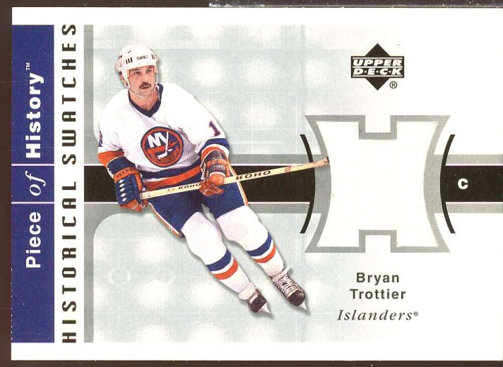 Bryan Trottier 2002-03 UD Piece of History Historical Swatches Jerseys #HSBT  Image 1