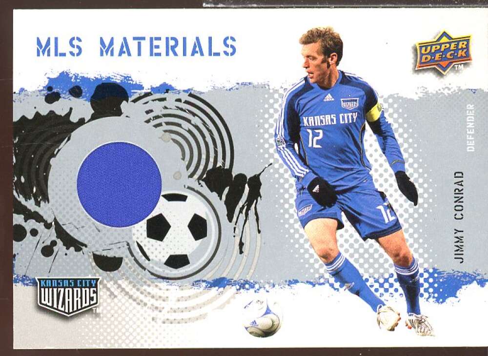 Jimmy Conrad Card 2009 Upper Deck MLS Materials #MTCO  Image 1