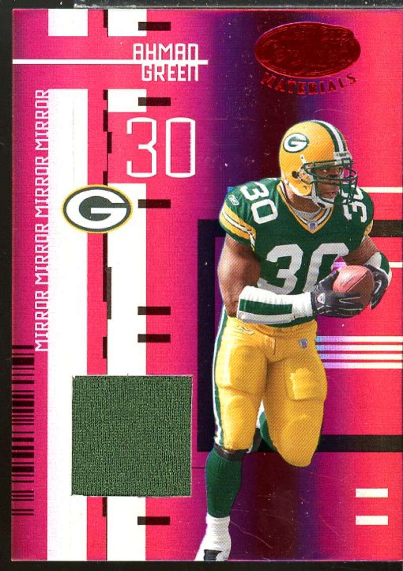 Ahman Green Card 2005 Leaf Certified Materials Mirror Red Materials #43  Image 1
